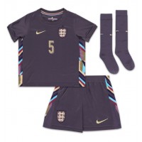 England John Stones #5 Fußballbekleidung Auswärtstrikot Kinder EM 2024 Kurzarm (+ kurze hosen)